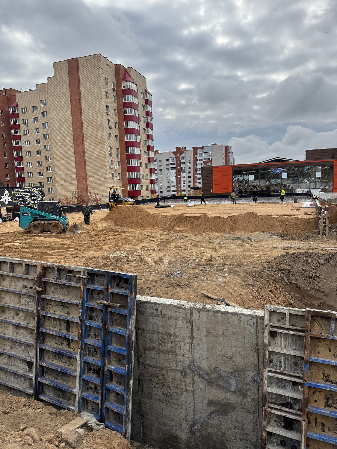 Строительство Центра настольного тенниса в г. Смоленске, просп.Гагарина.