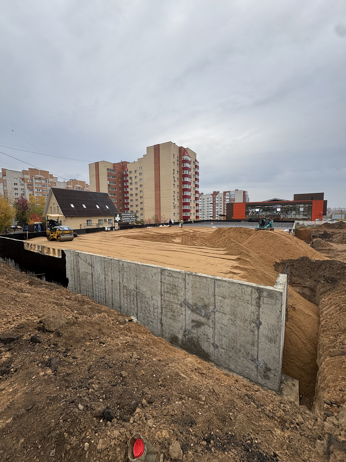 Строительство Центра настольного тенниса в г. Смоленске, просп.Гагарина.